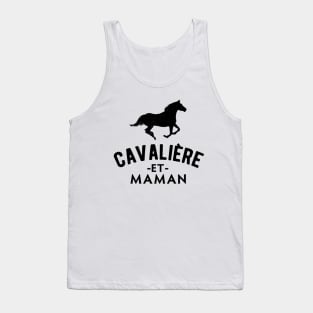 Maman cheval cavalière Tank Top